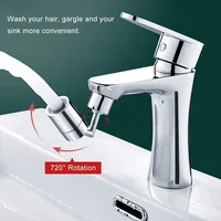 720°Universal Kitchen Faucet Anti-splash Aerator Bathroom Tap Rotatable Faucet Sprayer Saving Water Tap Nozzle Extender Adapter 3