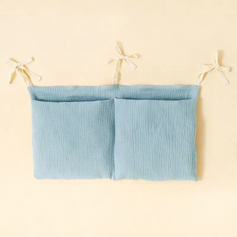 Portable Baby Crib Storage Bag Multifunctional Bed Headboard Organizer Kids Bedding Diaper Bag 1Pc