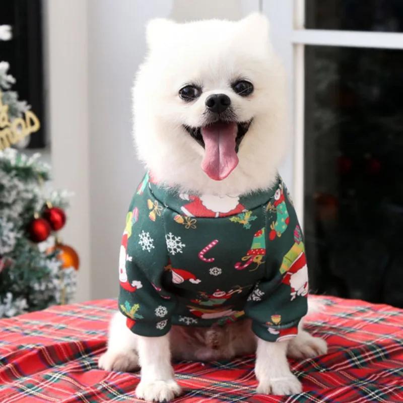 Pet Clothes XS-4XL Christmas Dog Clothes Winter Pet Clothing Sweater for Small Large Dog Cat Puppy Costume Chihuahua Yorkies Shirts pet clothes