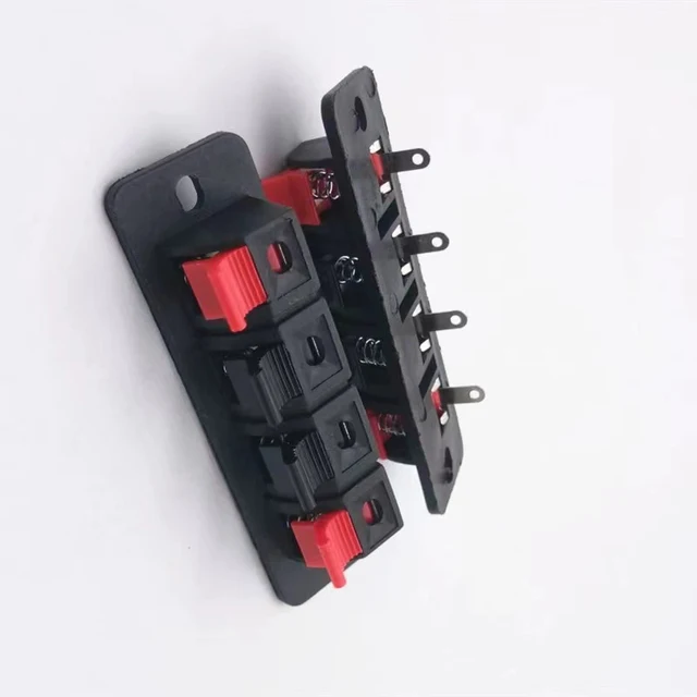 Terminali Altoparlanti A Molla 4 Pezzi - Connettori Per Cavi Speaker, Facili Da Installare, 68x23 Mm - Foto 11