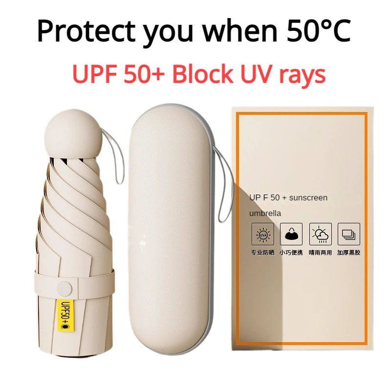 

Мини-зонт складной, 5 сложений, 6 костей