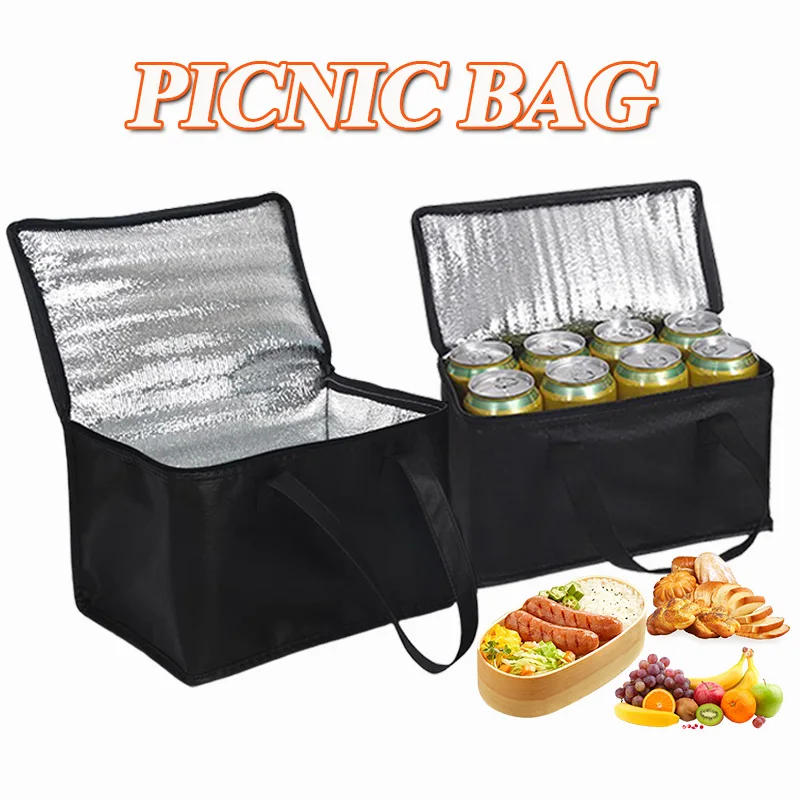 Insulated Picnic Bag Large Capacity Food Thermal Bag
