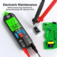 A1X USB Charge Digital Smart Multimeter True RMS DC AC Voltage Tester Capacitance Ohm Hz Diode Hz Continuity NCV Live Tester 2