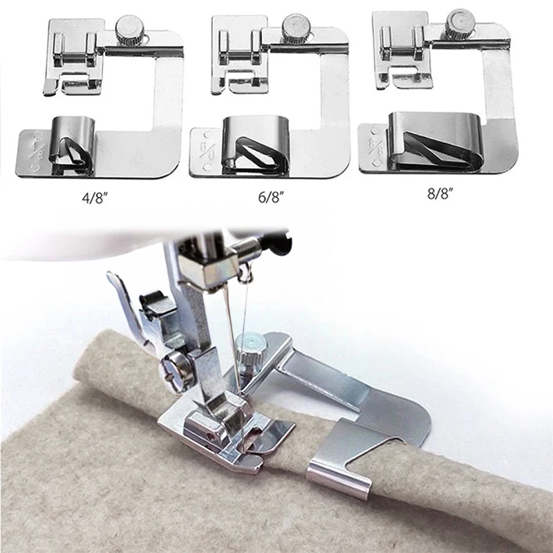 1Pc Domestic sewing machine with piping presser foot suitable for sewing machine craft household DIY sewing tool accessories