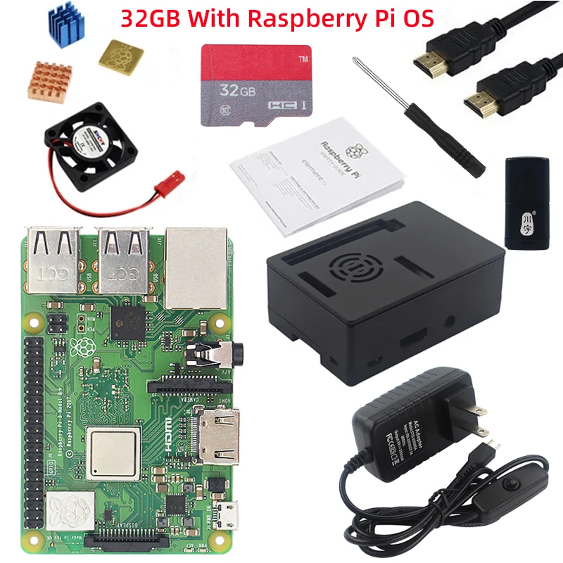 【SDカード付】 Raspberry Pi3 Model B+ ボード＆ケースセット-Physical Computing Lab Pi Model B+ ⁄ Pi 2 ⁄ Pi 3 Case Base - Red [Discontinued] - The Pi Hut