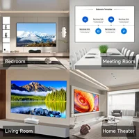 Portable Projector Screen 16:9 Foldable Projection Screens Home Cinema House Indoor Outdoor Theater 4K HD 1080P Anti Light Flat - Image 4