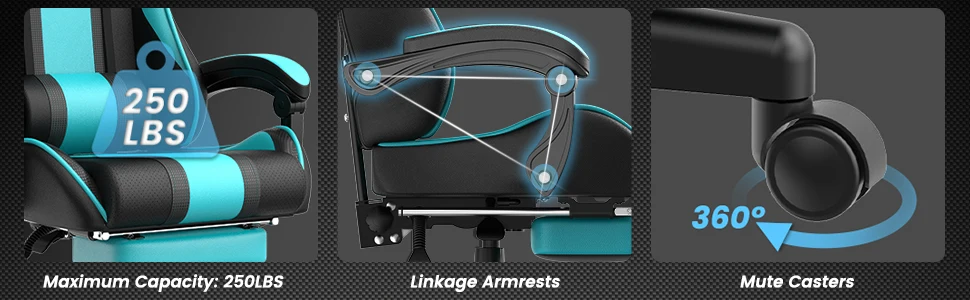 linkage armrest computer chair