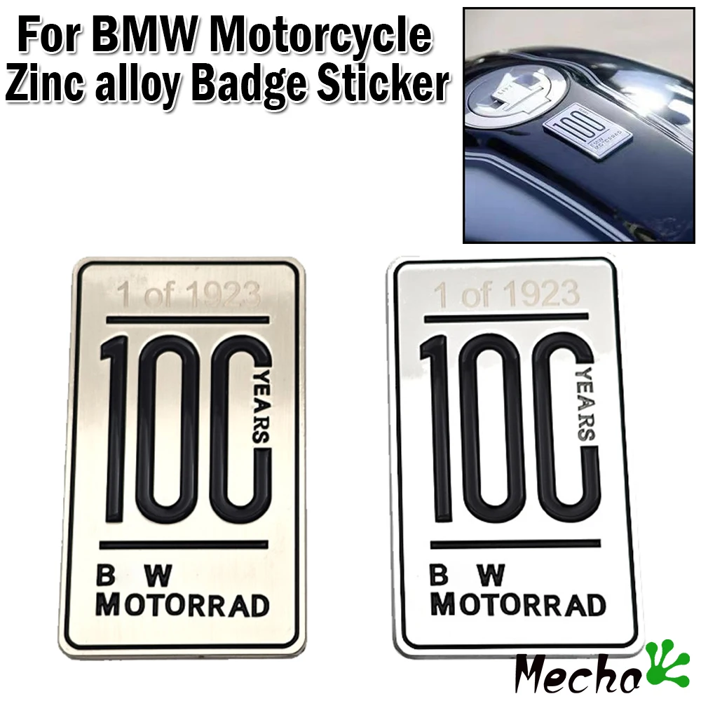 Accessori Moto 100 Anni In Lega Di Zinco Badge Sticker Trim Per Bmw R18 R9T R12 Rninet S1000Rr Xr R R1200Gs Lc R1250Gs F750Gs