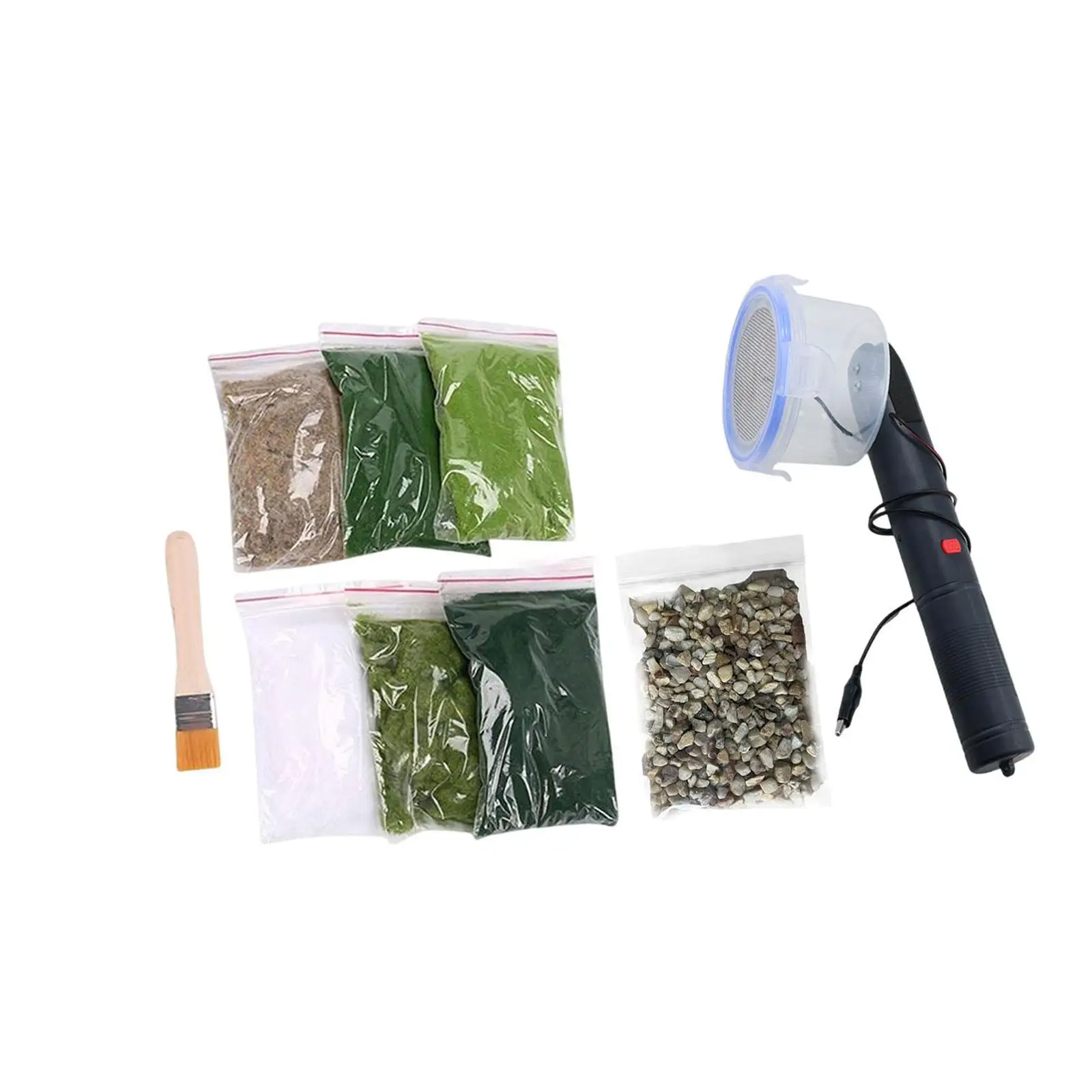 

Статический флокирующий аппликатор для травы, наборы флокирующих средств для сборки проекта «сделай сам», лужайки