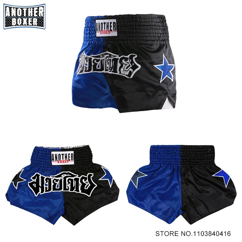 Short Boxing Muay Thai Shorts Satin MMA Martial Arts Boxeo Clothes Men's Women's Child Gym Cage Fight Kickboxing Training Pants