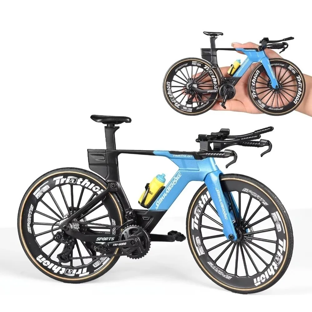 Colorful Simulated Road Bike Collectible Toy with Water Bottle - Ideal Gift