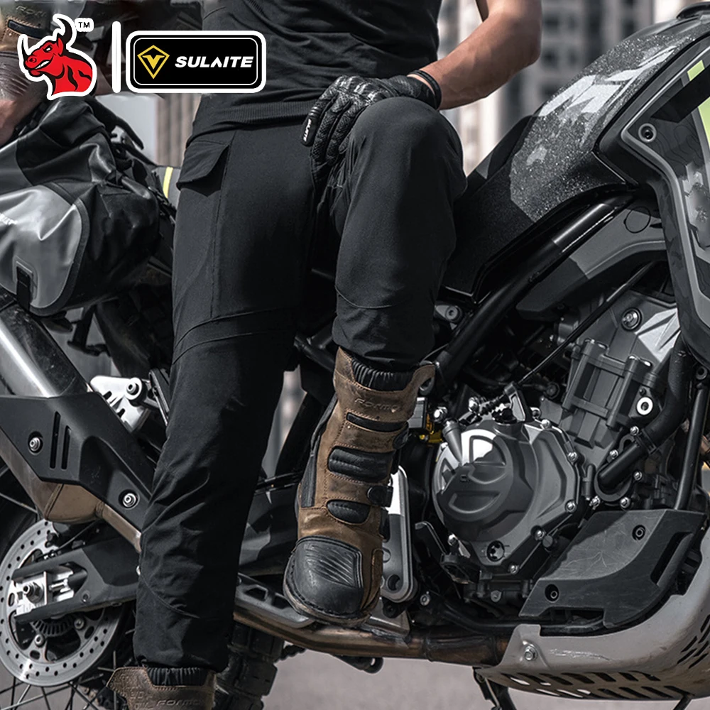 에어플로우 모터바이크 사이클링 팬츠 액션 경량 아웃도어 하이킹 여행 스포츠 어드벤처 다기능 롱 팬츠