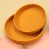 3Pcs Bakeware Nordic Style Dinner Plate Set Round Silicone Pizza Pans Suit Food Grade Tray Pastry Molds Outdoor 5