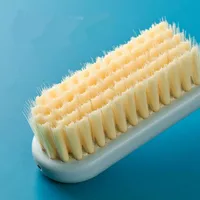 Blue Multi-Functional Plain Soft-Bristled Cleaning Brush Long-Handled Hanging Plastic Shoe Cleaning Brush 2