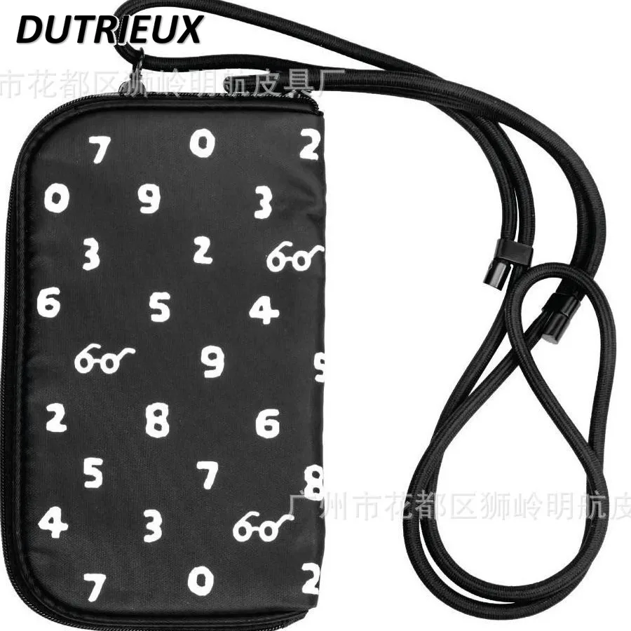 

Japanese Style New Digital Shoulder Messenger Bag Lightweight Crossbody Small Bag Cute Cartoon Pattern Portable Purses Handbags