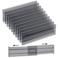 Transparent Black Drawer Divider