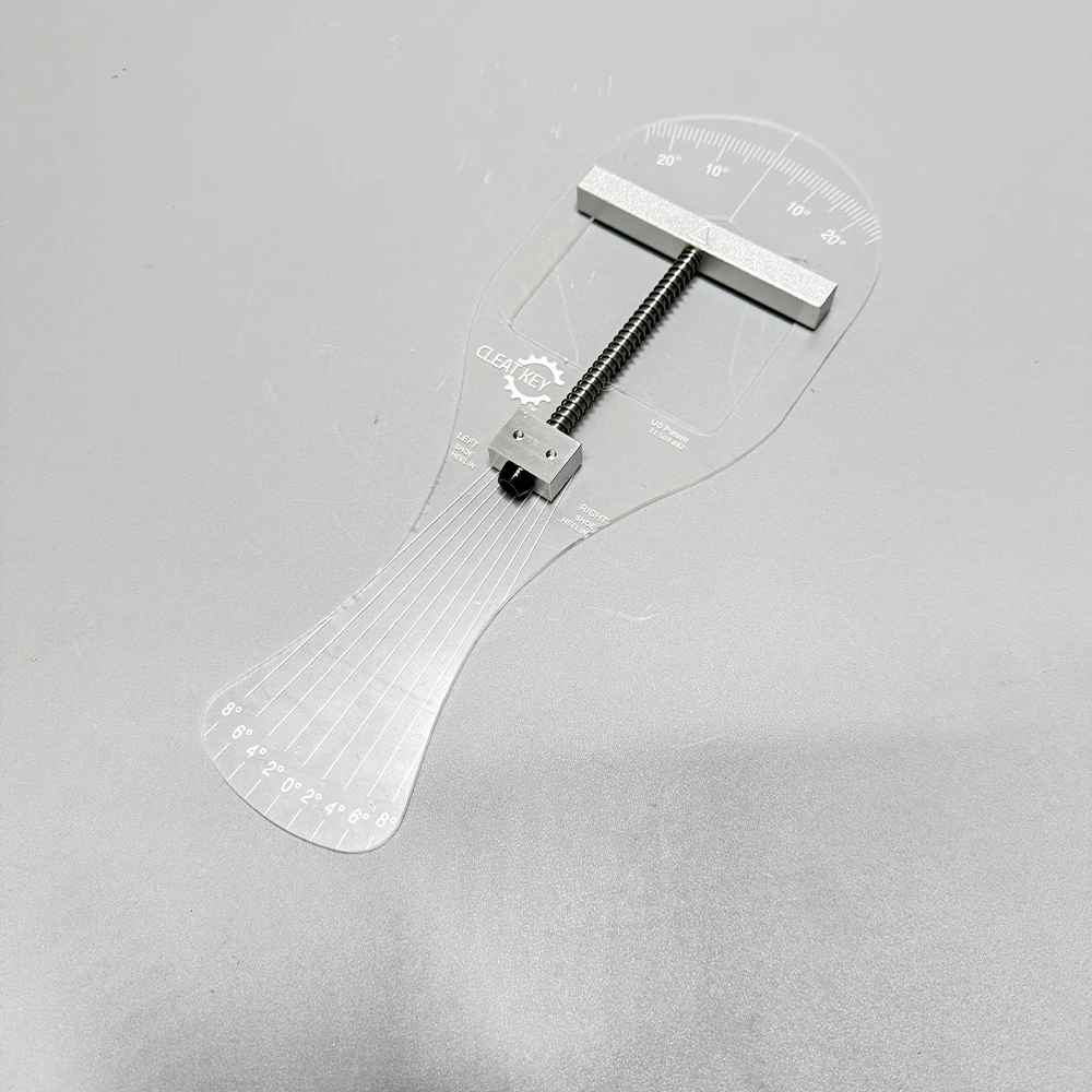 Bike Pedal Cleats Cleat Key Pro Adjustment Tool bike fitting Precise Angle Ride Comfort & Injury Prevention