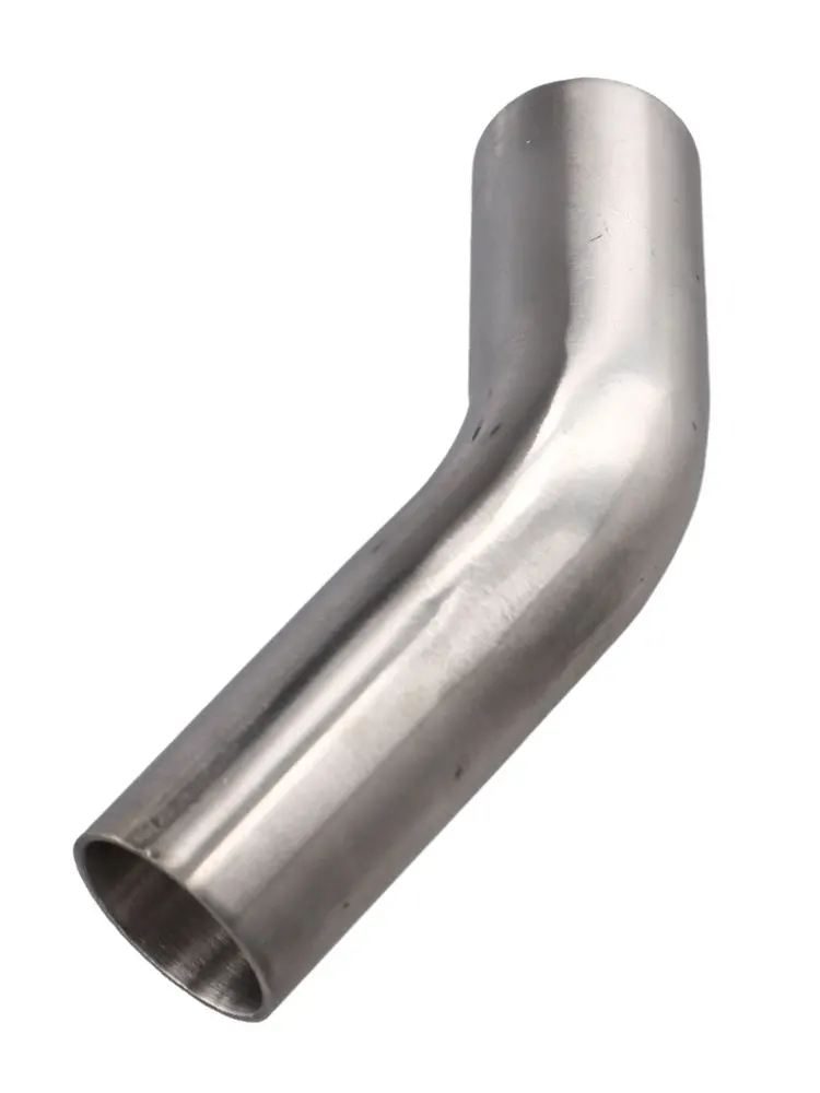 Versatile Stainless Steel Elbow 45° Degree Bend Exhaust Pipe Polished 19-51mm Silver Tool Accessories