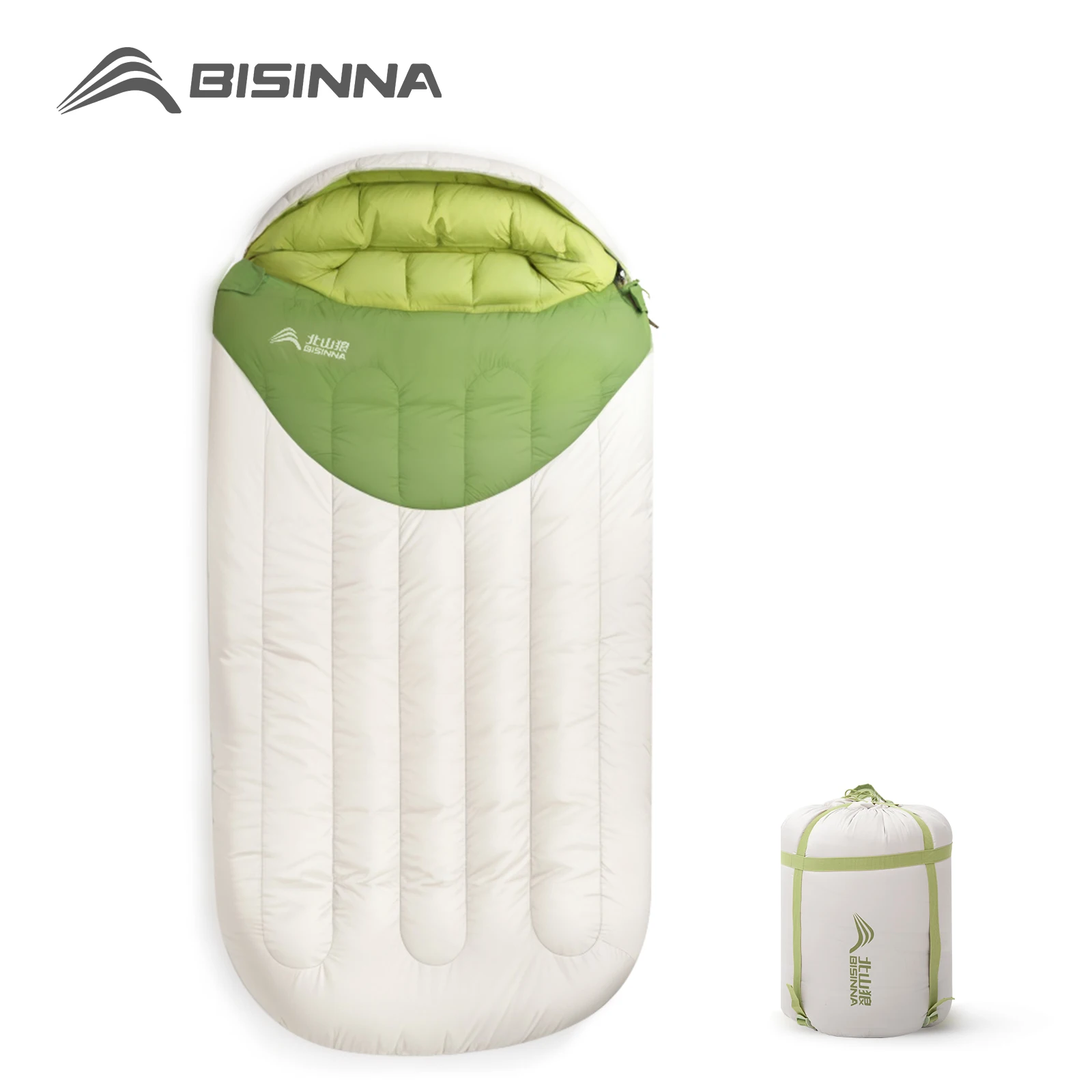 BISINNA Large Winter Cotton Sleeping Bag Outdoor Lightweight Camping Supplies Hiking Trekking Tourism