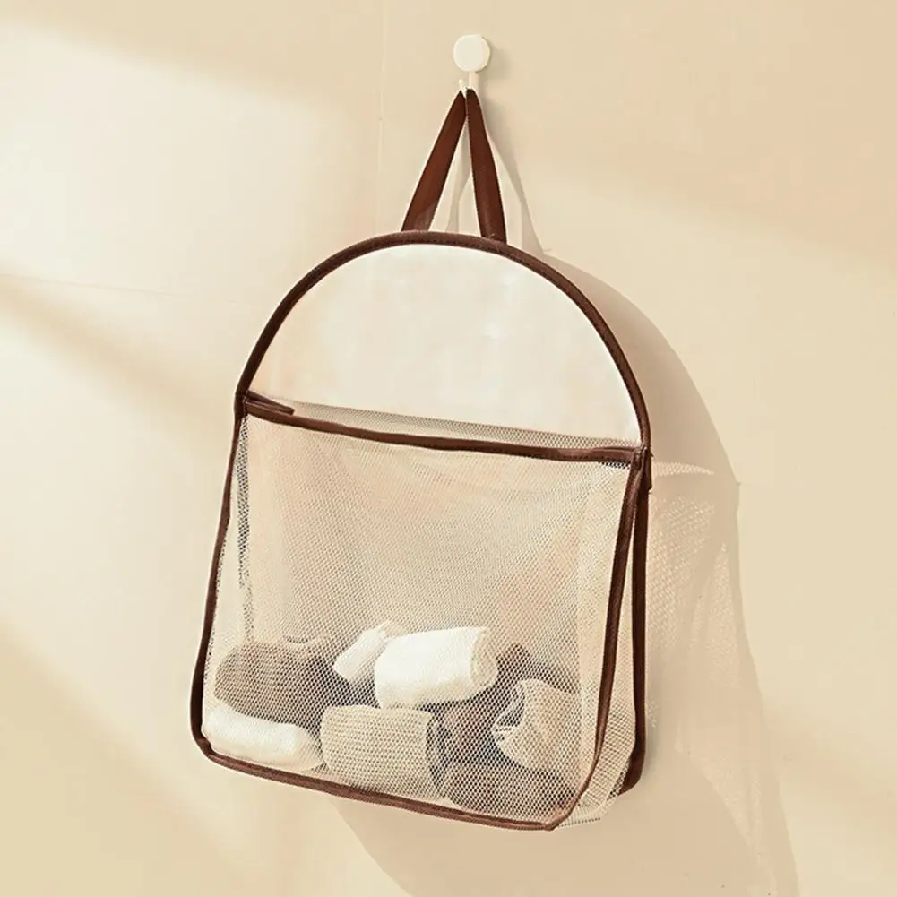 

Mesh Hanging Organizer Capacity Storage Net Bag with Cartoon Print for Organizing Socks Underpants Wall for Sundries for Clothes
