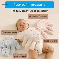 Cartoon Baby Sleep Aid Soothing Pillow Comforting Hand Detachable with Remote for Comfortable Newborns Sleeping 1