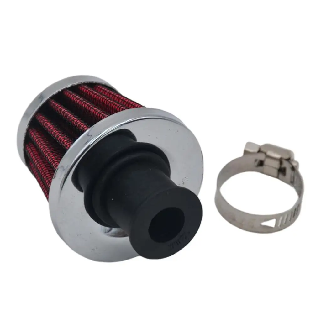 Durable Engine Oil Cold Air Intake Filter 12mm Cover Breather