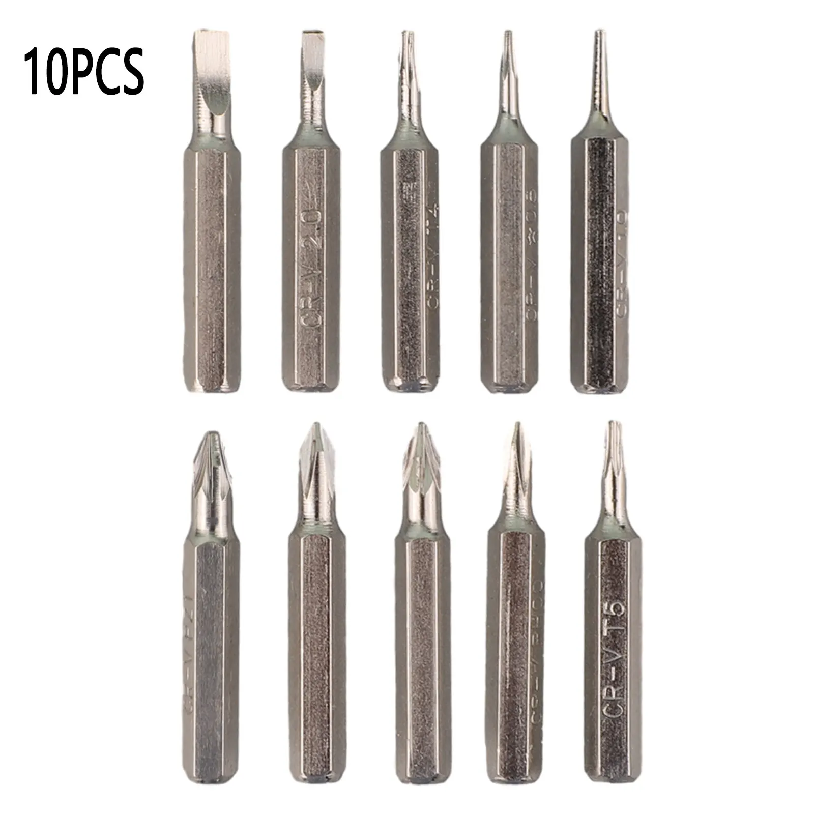 

Screwdriver Bits Set 4mm Shank 28mm Length Torx Slotted Cross Screwdriver Hexagonal Screwdriver Head Quick Change Repair Tool