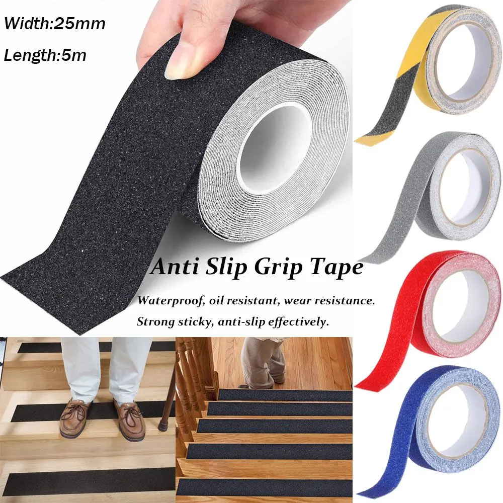 Indoor Outdoor High Traction Impermeabile Antiscivolo Grip Tape Roll Stair Adesivi Antiscivolo Nastro Antiscivolo Scale Grip Tape