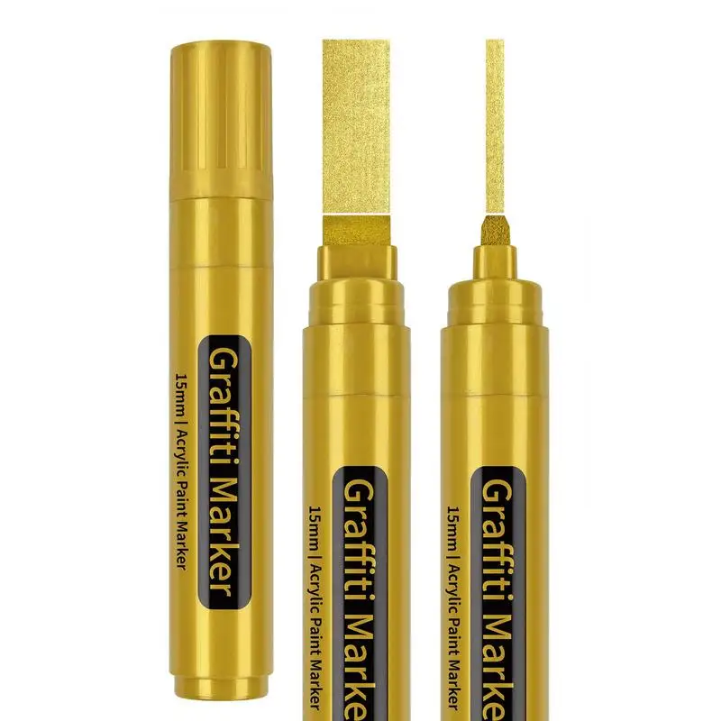 아트 그래피티 마커 POP 펜, 대용량, 빠른 건조, 영구 방수, 포스터 페인트 브러시, 광고 화이트보드용