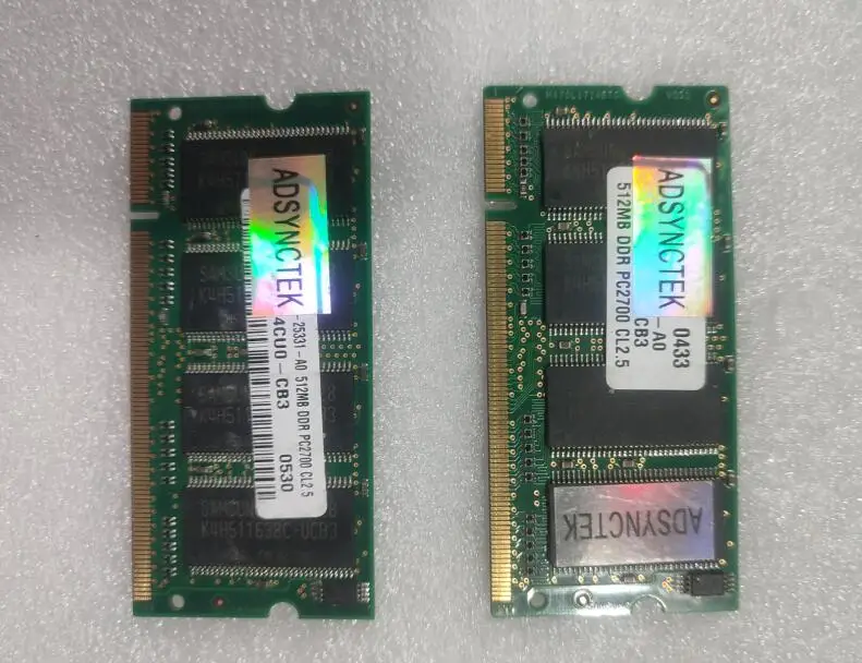 

256 МБ 512 МБ 1 Гб DDR оригинальная 200Pin DDR1 SODIMM память DDR400 DDR333 ОЗУ для материнской платы ноутбука Промышленная материнская плата ПК плата