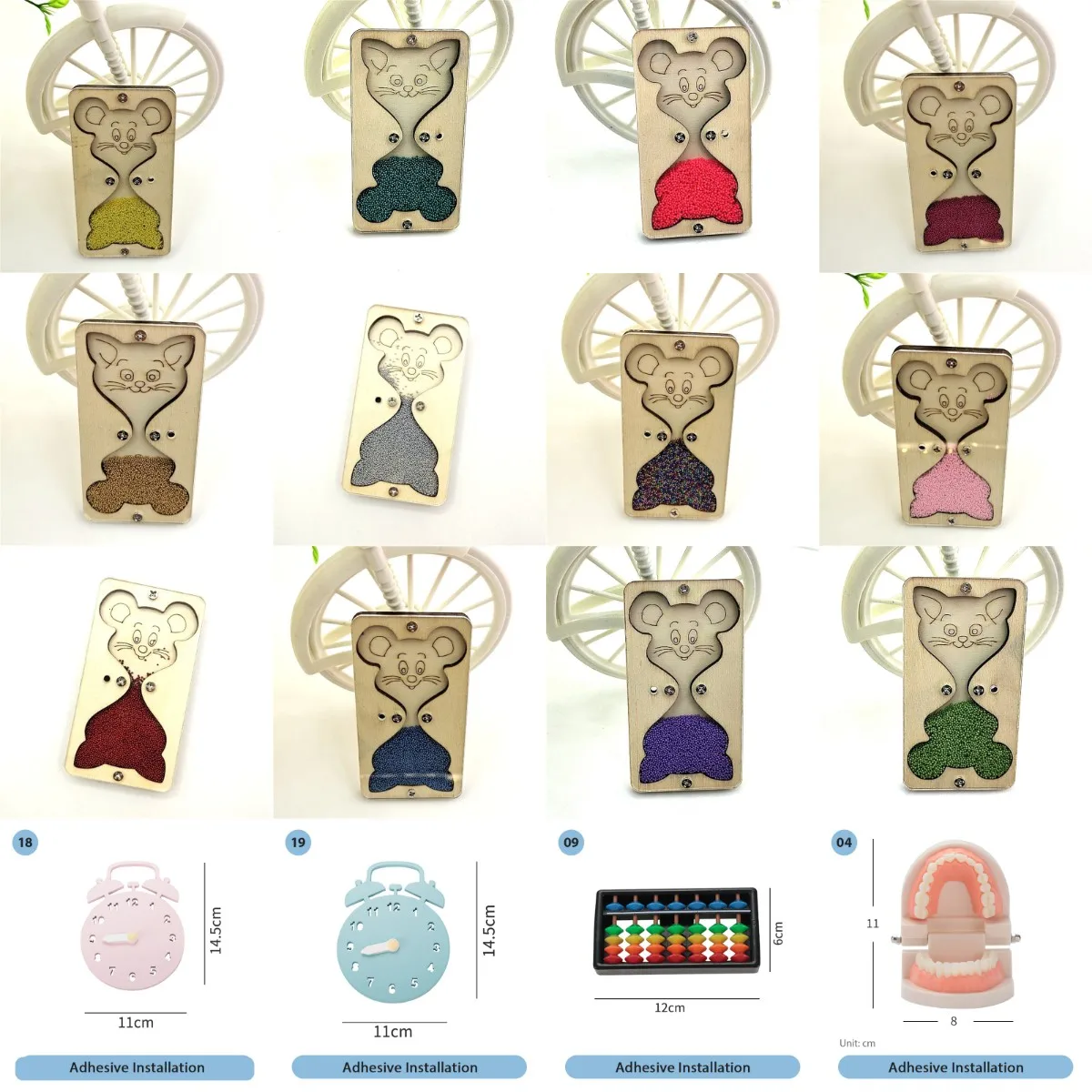 1pcs Busy Board Baby Montessori Sensory Activity Board Accessories Early Education Toys Toddler Learning Skill Toys DIY Toys