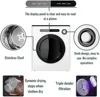Portable Clothes Dryer, Front Load Compact Laundry Dryers with Exhaust Pipe, 850W, ABS Control Panel, 9lbs Compact Dryer 5