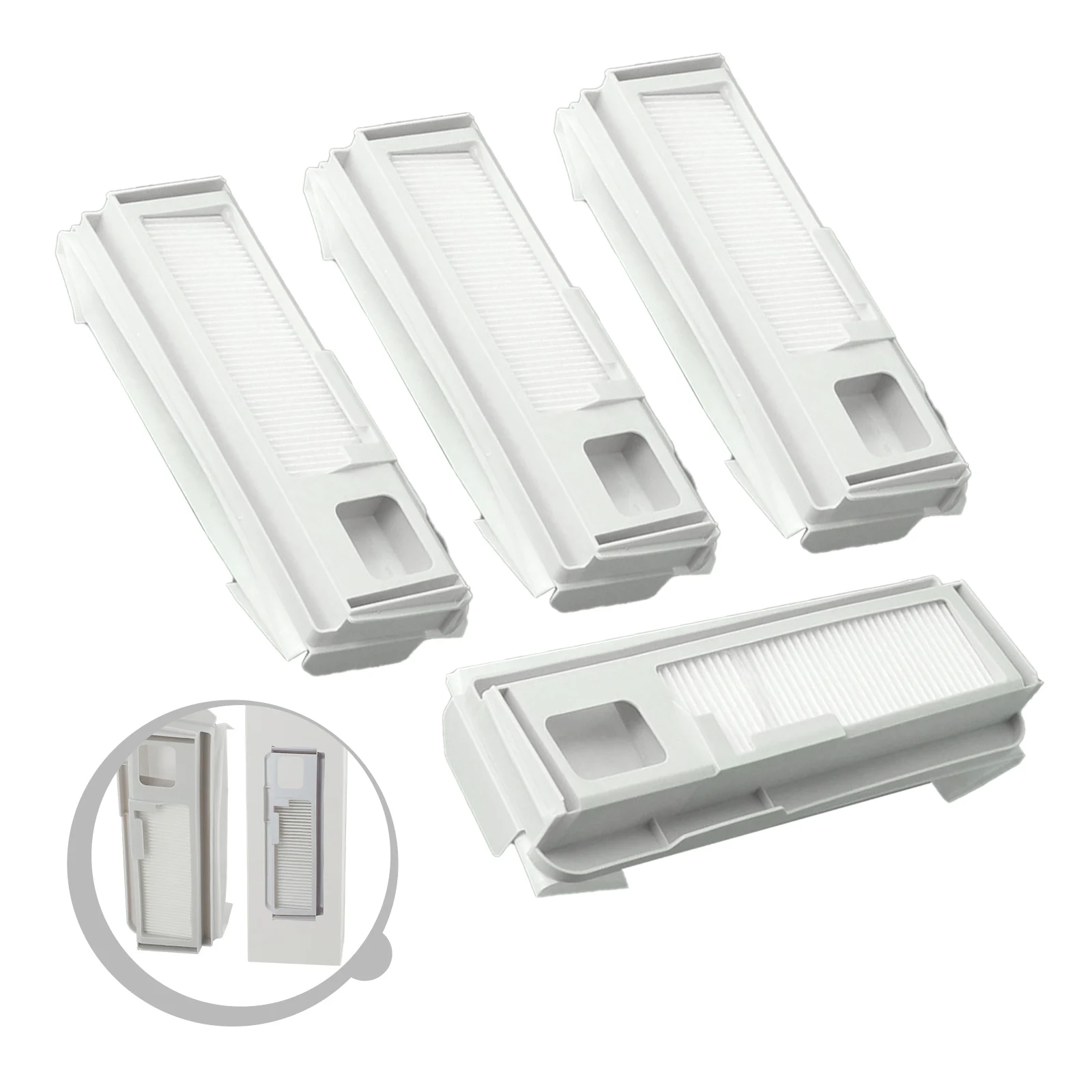 

4pcs Vacuum Cleaner Dust Bag Filter Replacement Spare Part For Narwal Freo X Ultra For Narwal J4 Vacuum Cleaner