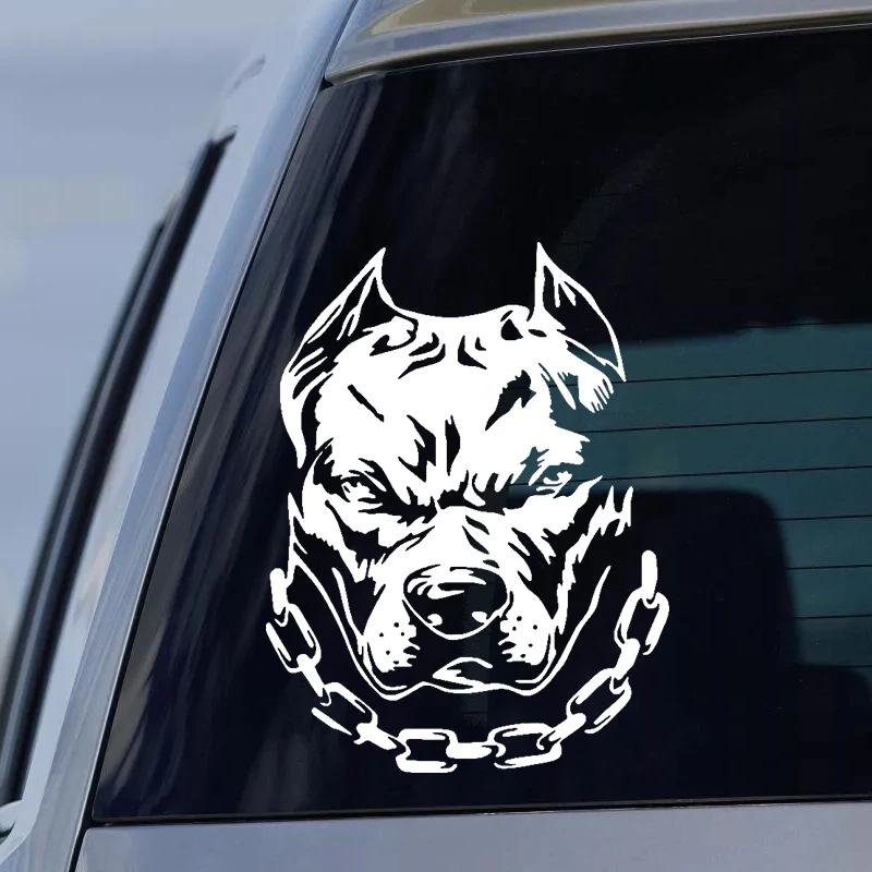 Pitbull Dog Car Waterproof Sticker