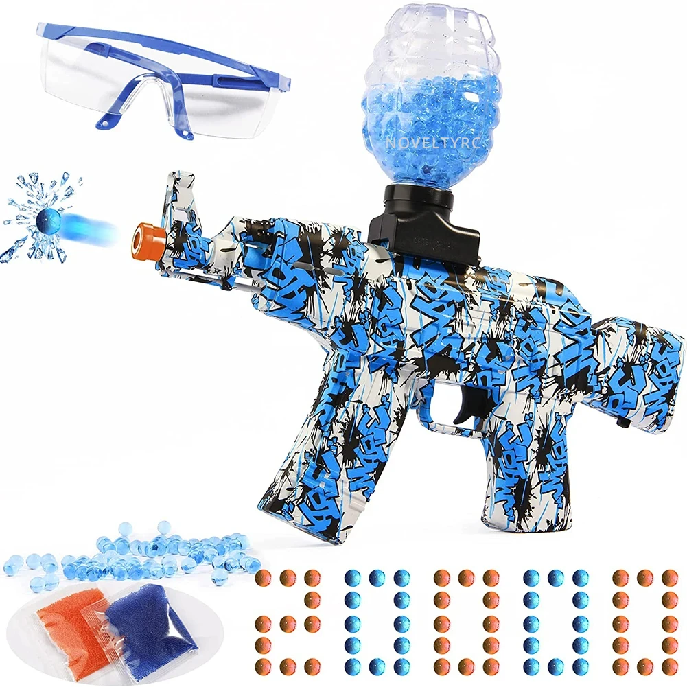 Splatter Gel Ball Blaster, Con 20000 Gotas De Agua Y Lentes | Meses sin