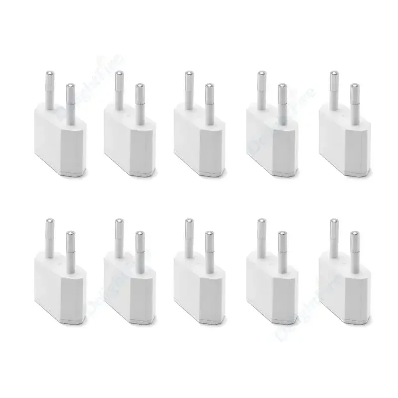 미국-EU 플러그 어댑터, CN 미국 중국 미국-유럽 러시아 브라질 여행용 전원 어댑터, C타입 AC 컨버터 소켓, 2 핀 플러그 