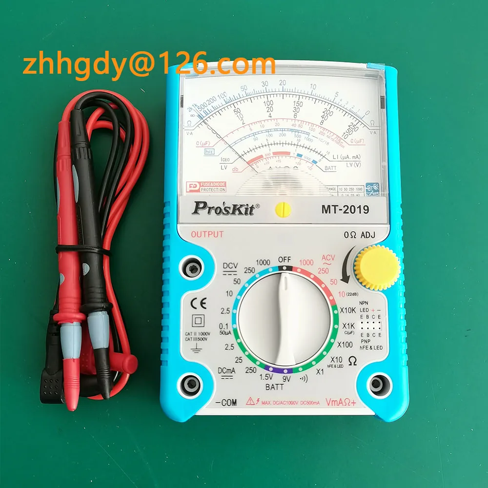 Pro'skit MT-2017N MT-2019 AC/DC Analog Graph Pointer Multimeter  Anti-Burning Pointer Professional Ohm Test Meter Tester Analog