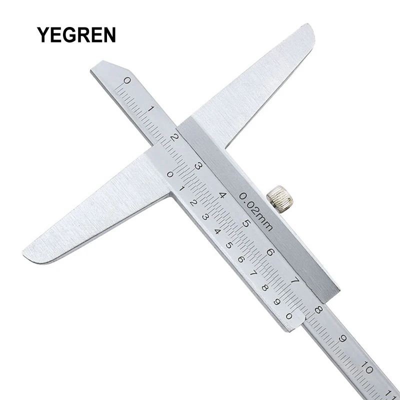 

0-150mm 0-200mm 0-300mm Depth Calipers Professional Metal Depth Gauge Vernier Caliper Depth Measuring Ruler with Box