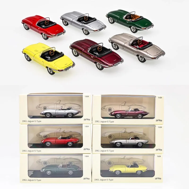 GFCC 1:64 Scale 1961 Jaguar E-Type Open Car Alloy Simulation