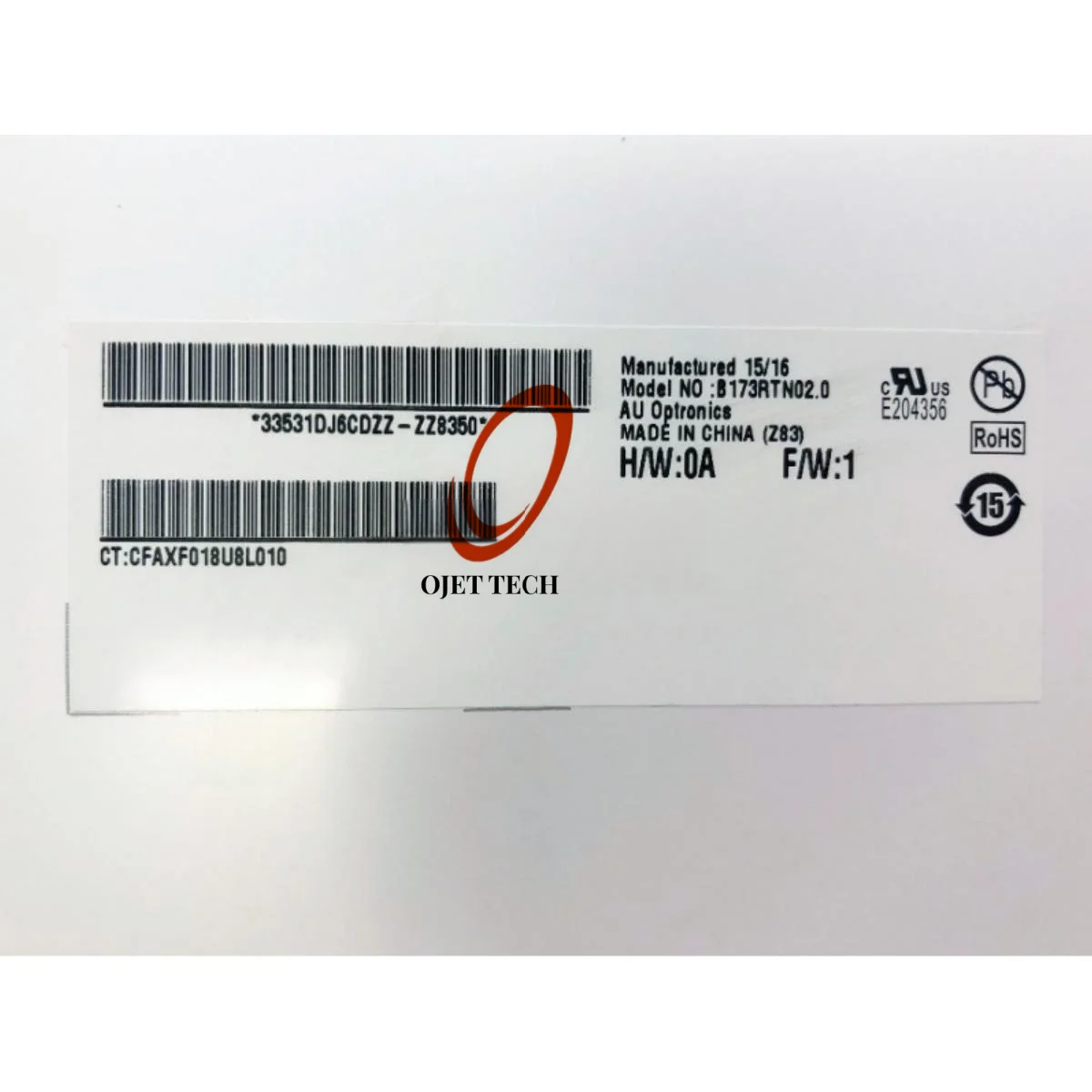 Latop Tela Lcd B173rtn02.0 B173rtn02.1 N173fga-e34 Nt173wdm-n21 Nt173wdm N11 N173fga-e44 1600rgb X900 Edp 173 em - Imagem 2