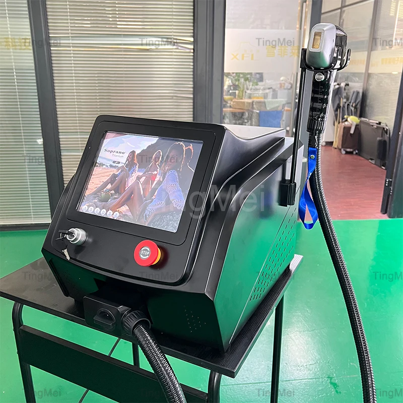 

2000W 808 Diode 3 Wavelength 755 808 1064nm Laser Hair Removal Equipment with Ice Titanium Device Permanent Hair Removal Machine