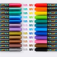 HXBD High Temperature Oven Baked Multi Colors Ceramic Marker Pens Sets Permanent Porcelain Marker Pens for Drawing on Ceramic 2