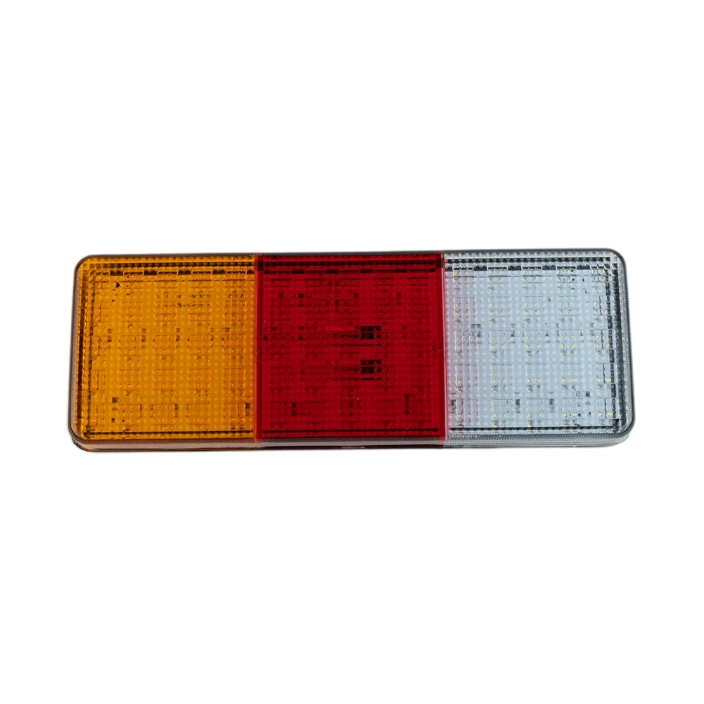 후방 12V DC 직사각형 탈착식 75LED 슈퍼 브라이트, 캐러밴 테일 라이트, 자동차 표시등, 유용한 액세서리, 실용적인