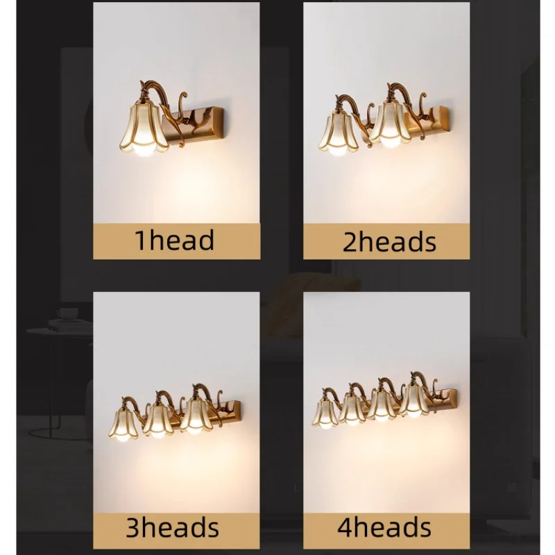 LED Wall light Lamp Rechargeable For Living Room Bathroom Hallway Bedroom Restroom Mirror Front Lighting Mirror Front Lights