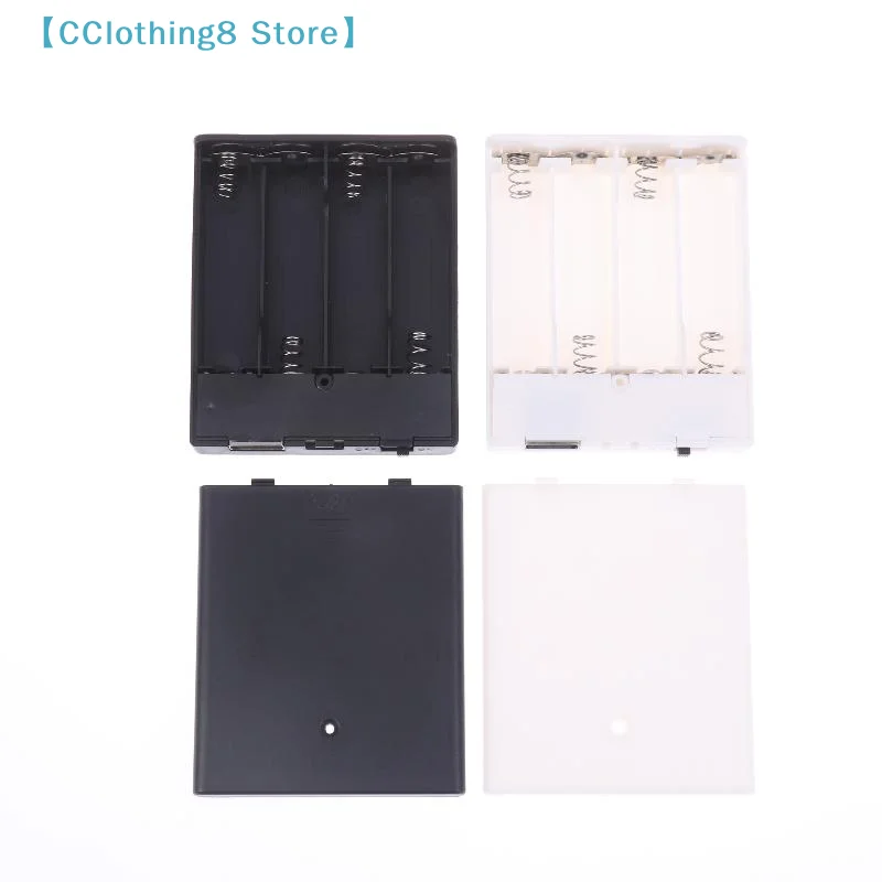 1Pcs USB 전원 공급 장치 배터리 상자 LED 스트립 라이트 액세서리에 대 한 휴대용 미니 4AA 배터리 홀더 보관 상자 케이스【AliS8】