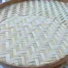 New Arrival Fruit Bread Basket Fruit Bread Basket Weaving Bamboo Sieve DIY Decorative Storage Trays Raft Round Dustpan 2