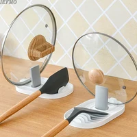 1PC Lid Holder Pot Lid Stand Kitchen Organizer Adjustable Space Saving Lid Rack for Kitchen Cabinet Stove Top Kitchen Tools 3