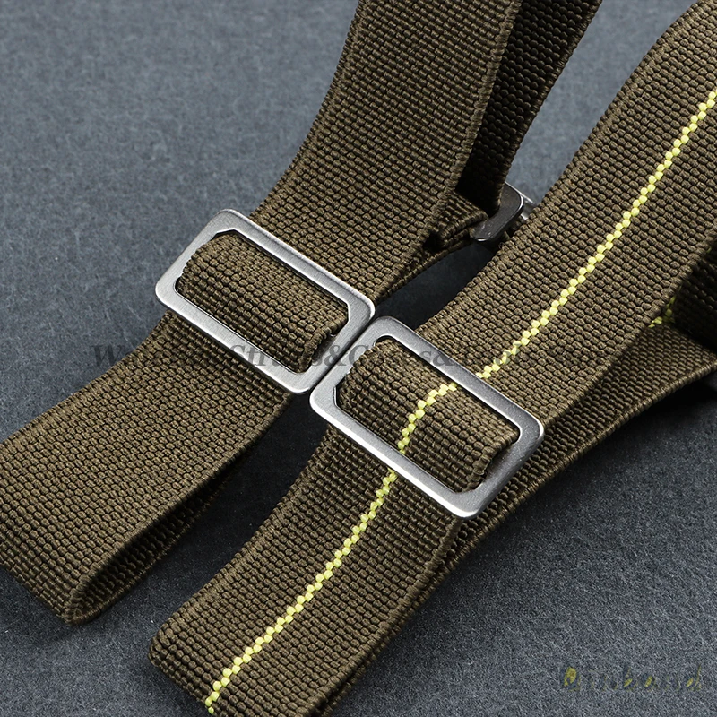 Elastic Nylon Sports Watch Band - Parachute-Style Strap (Multiple Sizes Available)