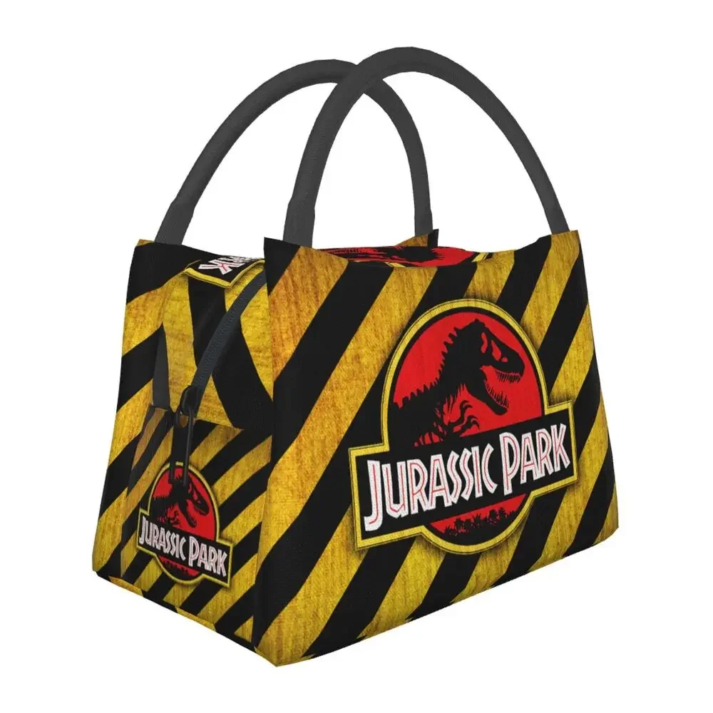 

Dinosaur World Jurassic Park Insulated Lunch Tote Bag for Women Ancient Animal Cooler Thermal Food Lunch Box Work Travel