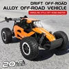 ZWN 1:16/1:20 2.4G Model RC Car With LED Light 2WD Off-road Remote Control Climbing Vehicle Outdoor Cars Toy Gifts for Kids 3